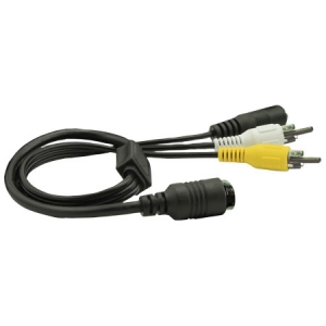 DNA 4 PIN MALE PLUG TO RCA ADAPTOR CABLE - 15CM 
