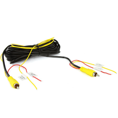 DNA REVERSE CAMERA RCA LEAD WITH DUAL POWER - 6M