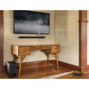 POLK LOW PROFILE SIGNA S2 SOUNDBAR WITH WIRELESS SUBWOOFER