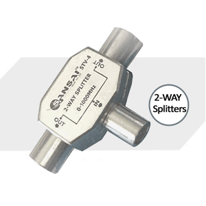 SANSAI 2-WAY ANTENNA SPLITTER