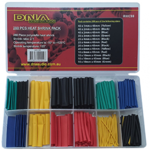 DNA 280 PIECE HEAT SHRINK PACK - IN SECTIONED CASE