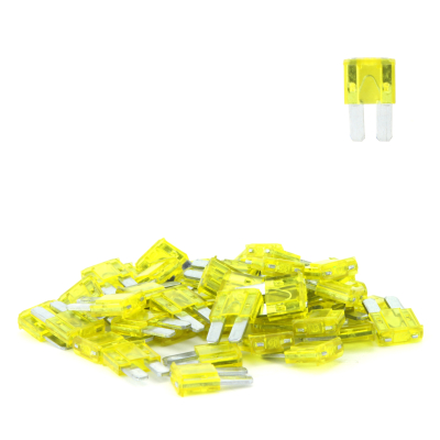 DNA MICRO2 BLADE FUSES BULK 50 PACK - 20A