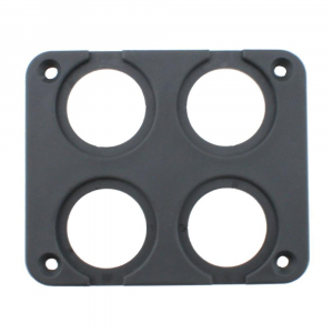 WESTEC 4-WAY SQAURE PANEL MOUNT FRAME TO SUIT WESTEC ROUND ACCESSORIES