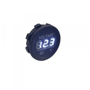 WESTEC 10-32V DC ROUND PANEL MOUNT LED VOLTMETER