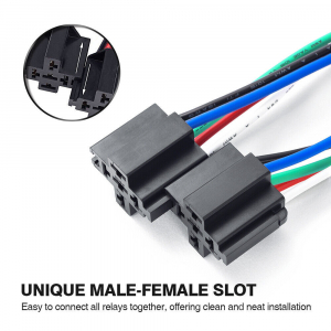 WESTEC 12V 30A FUSED 5-PIN RELAY WITH HARNESS