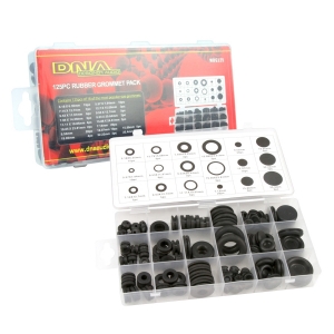 DNA RUBBER GROMMET MIXED PACK - 125 PIECES