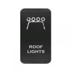 WESTEC SPST DUAL LED ROOF LIGHT SWITCH TO SUIT LARGE TOYOTA