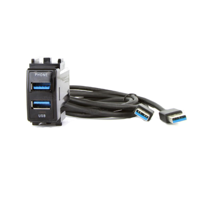 WESTEC FACTORY FIT DUAL USB3.0 SOCKETS TO SUIT NISSAN