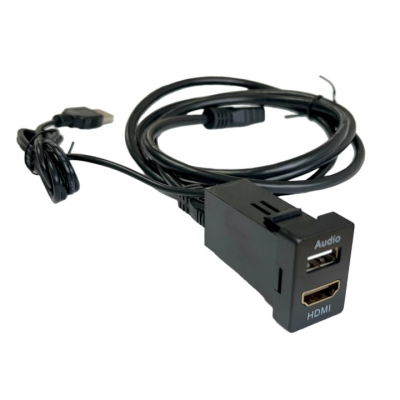 WESTEC FACTORY FIT USB + HDMI LEADS TO SUIT SMALL TOYOTA