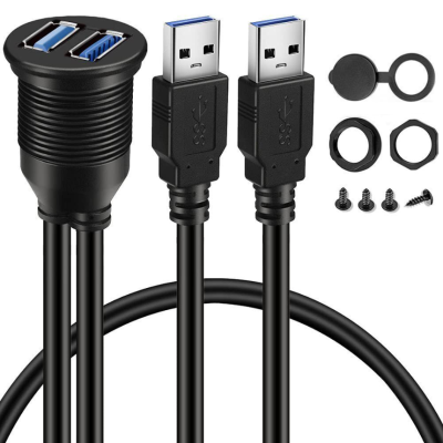 WESTEC UNIVERSAL ROUND MOUNT WITH DUAL USB3.0 SOCKETS