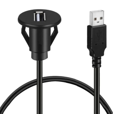 WESTEC PUSH-IN UNIVERSAL ROUND MOUNT USB2.0 LEAD